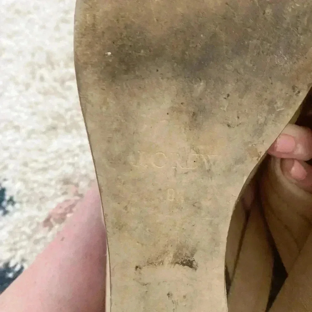 J.Crew‎ suede platform sandals 8.5